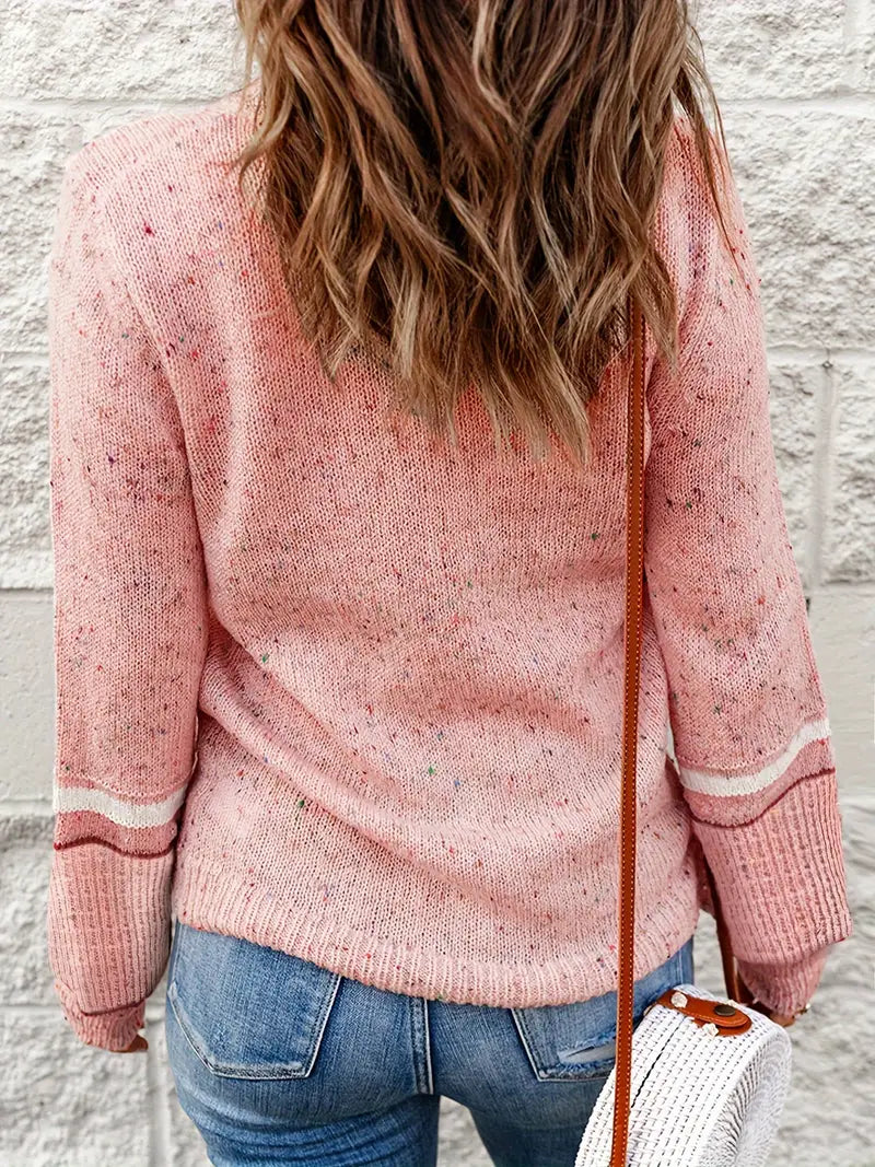 Estefanía | Marbled knit sweater