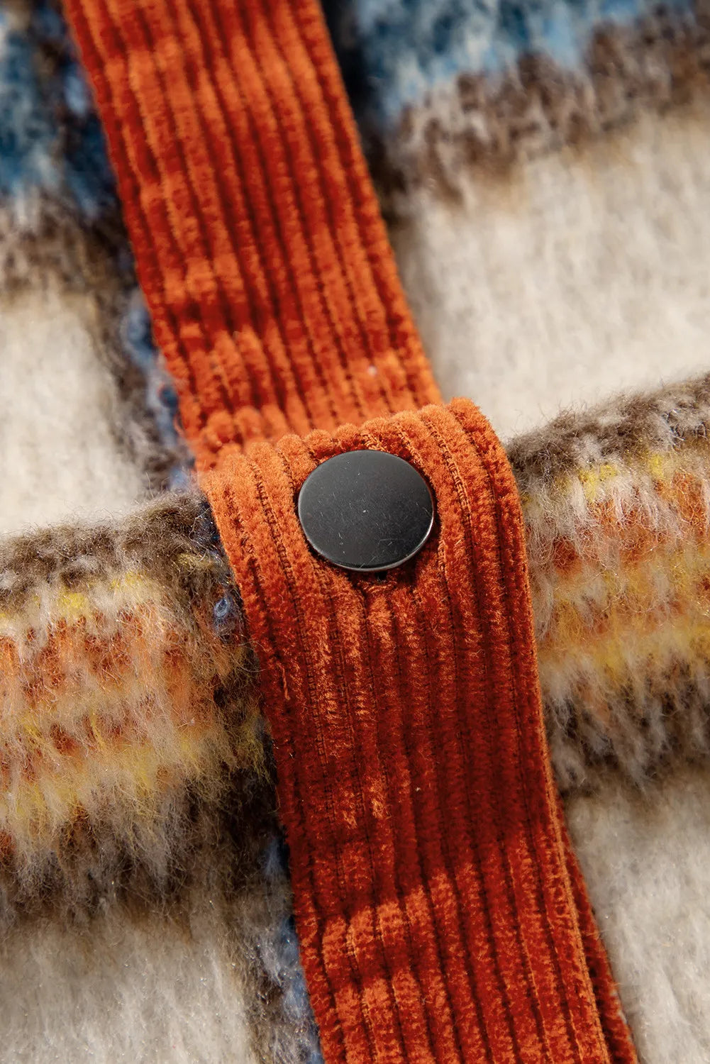 Damaris | Oversized checked button-down jacket