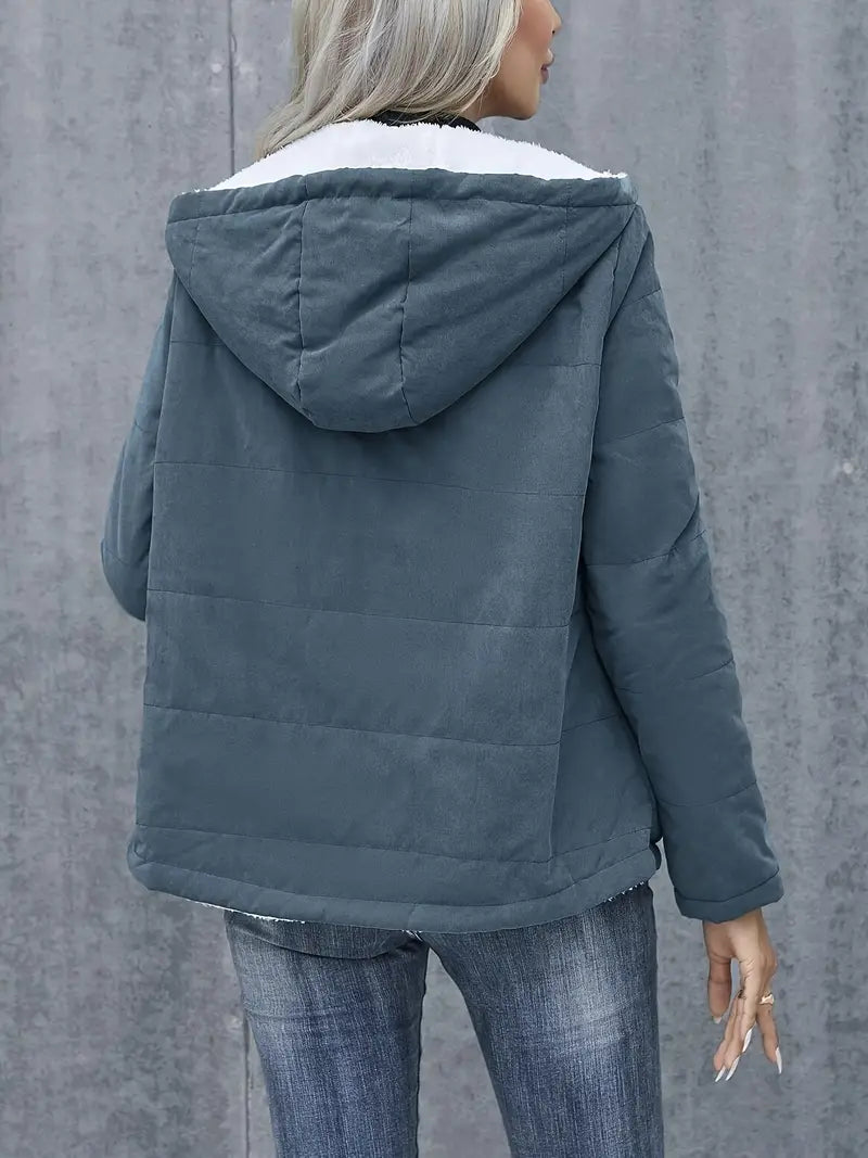 Katia | Padded jacket with front zip fastening