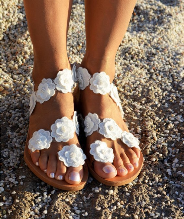 Serena® | Comfort Summer Foreign Trade New Pu Toe Flowers