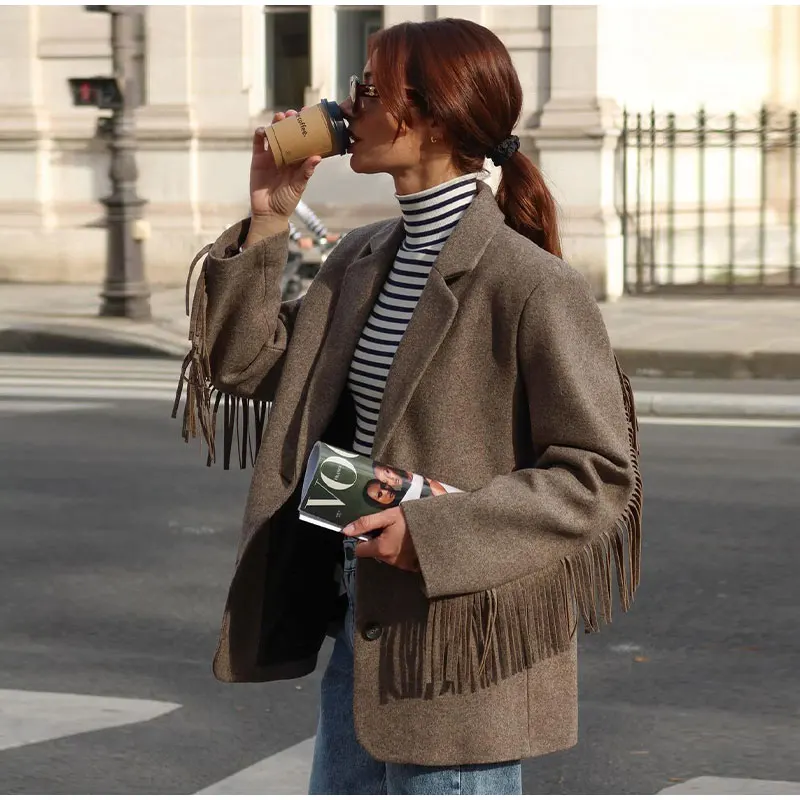 Sabina® | Women's blazer with lapel collar