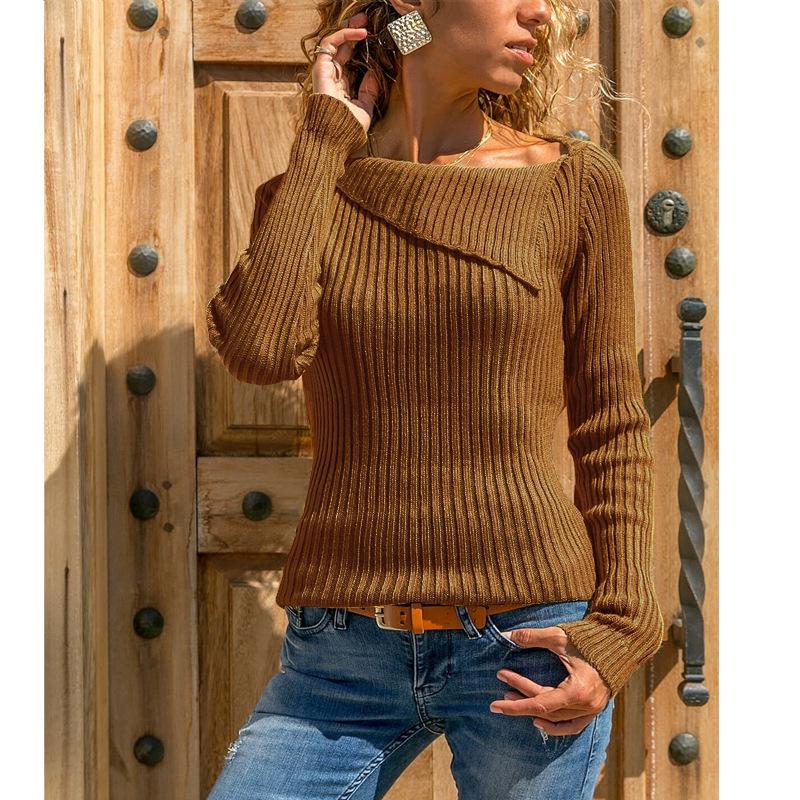 Dagmar | Fashionable and minimalist sweater lilac