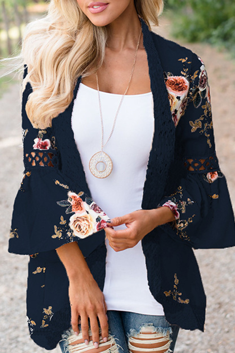 Nerina® | Versatile And Elegant Jacket With Floral Blouse