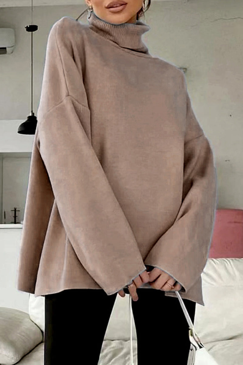 Perla | Simple, plain turtleneck tops