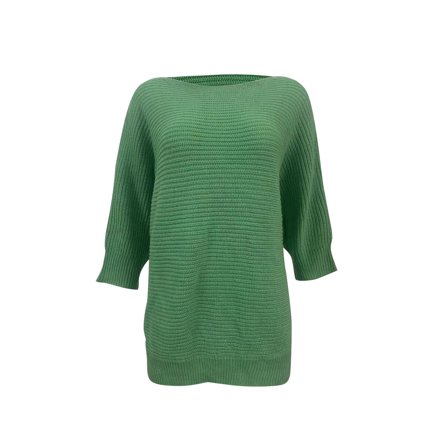 Octavia | Casual plain plain O-neck tops