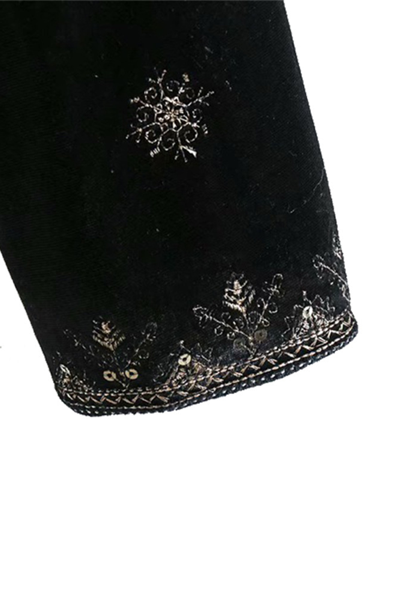 Connie | Casual O-neck floral embroidered outerwear