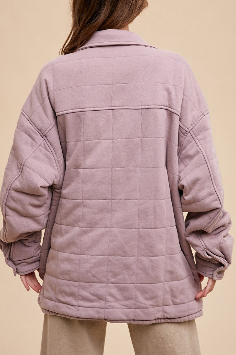 Danielle | Casual everyday outerwear with plain pocket buttons and turn-down collar