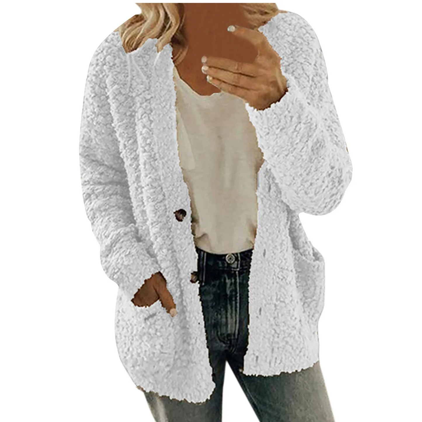 Vilma | Stylish and casual winter cardigan.