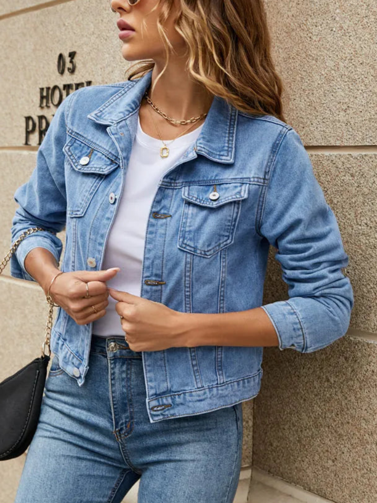 Rosalie® | Casual Short Denim Jacket
