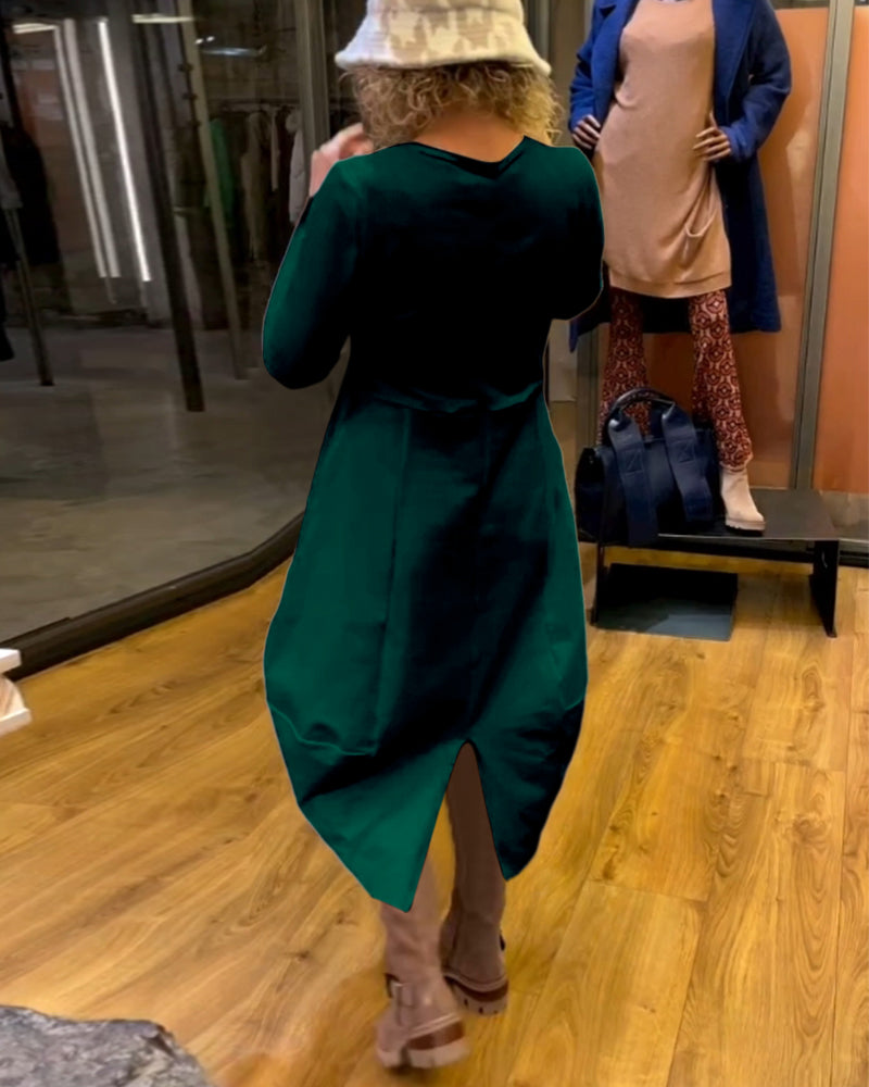 Frieda | Long dress with pockets