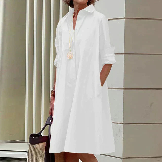 Eva® | Vintage Long Sleeve Dress