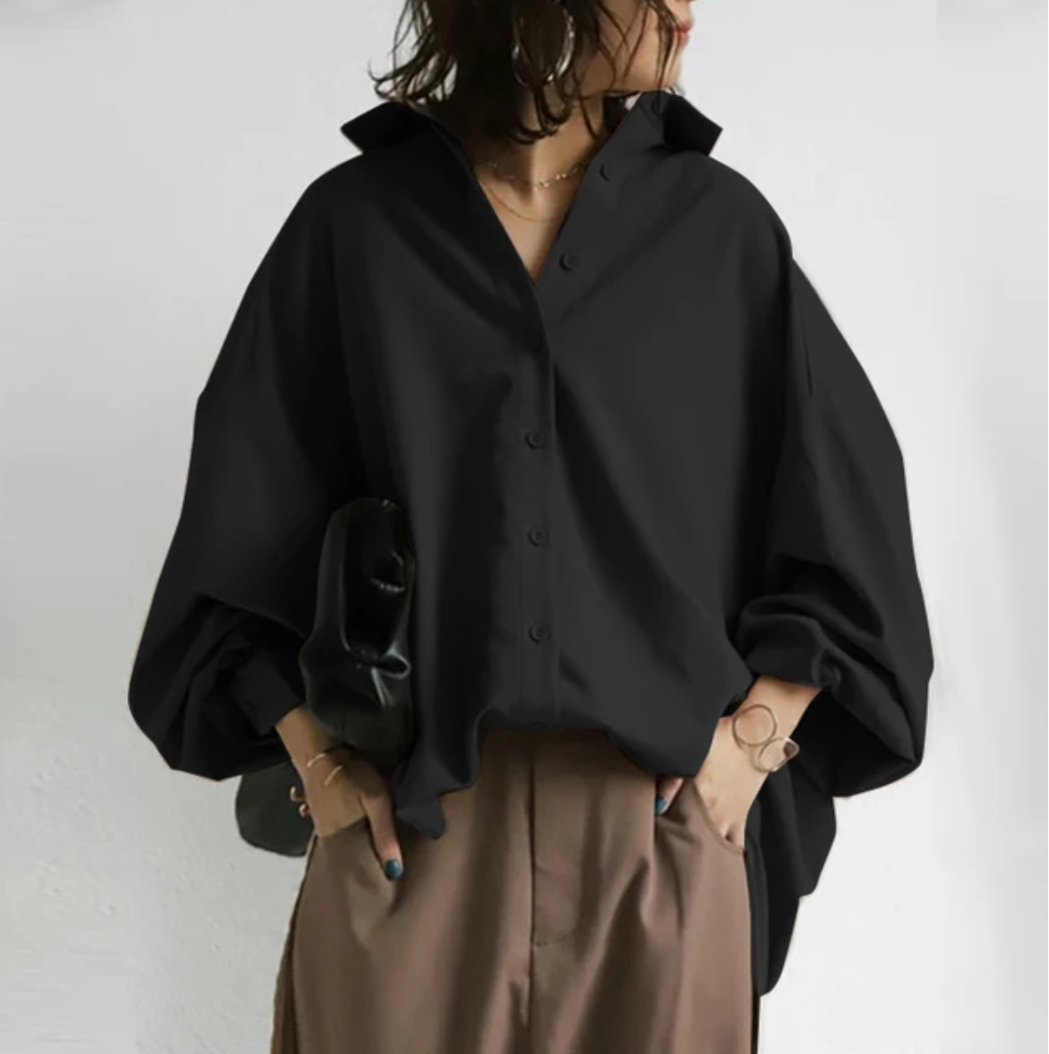 Katia | Lapel blouse for women