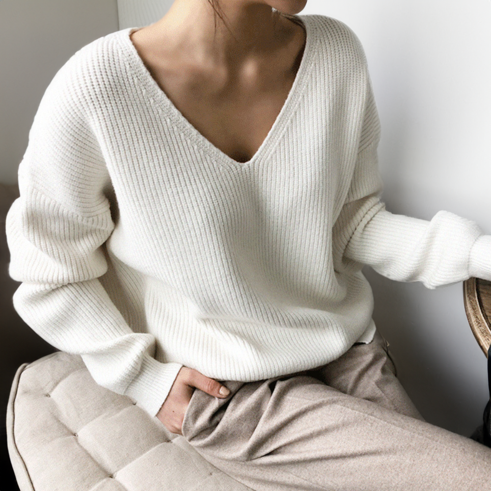 Rocio | Soft layered knit sweater