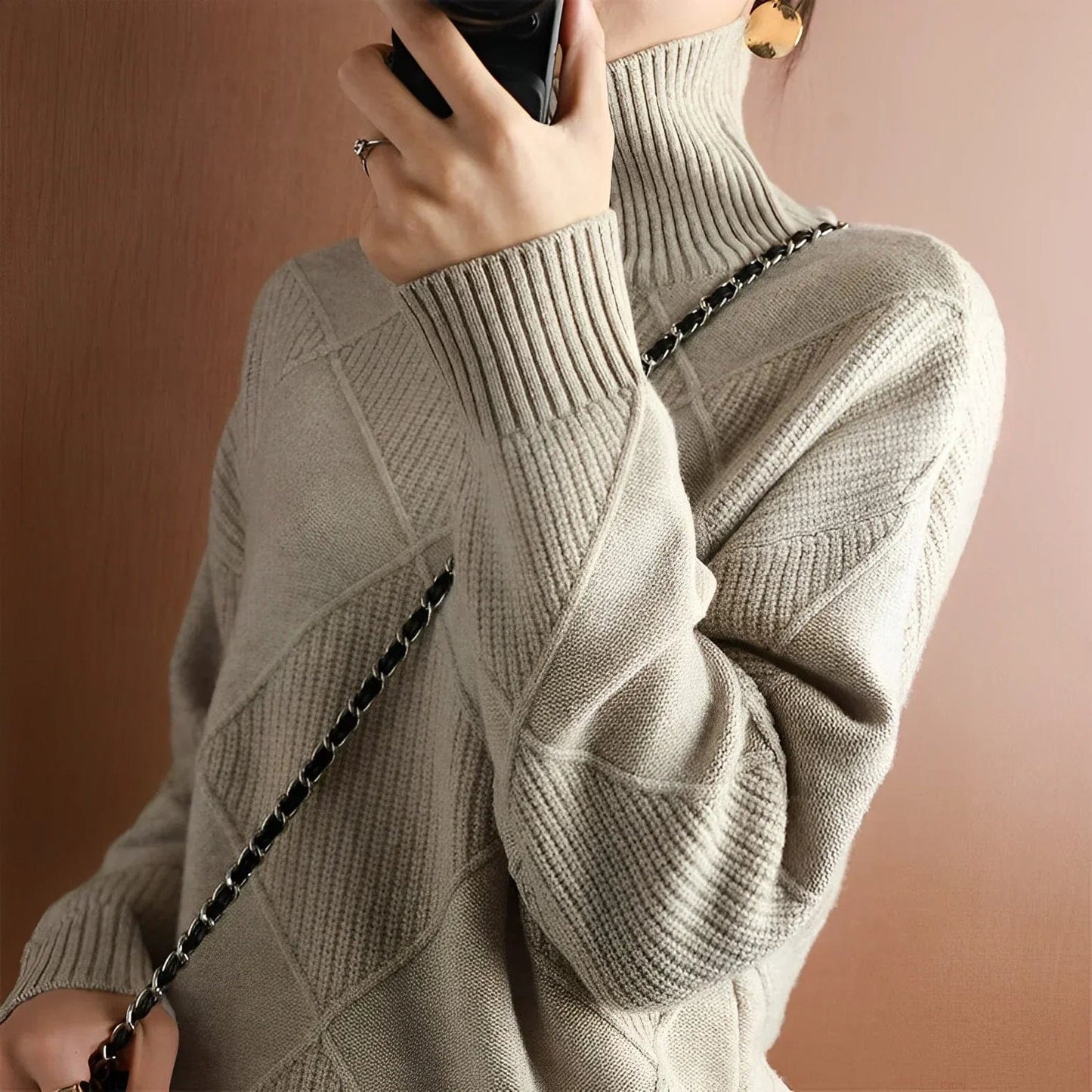 Matilde® | Marie Pull en cachemire à col roulé
