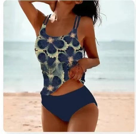 Vicenta® | Stylish Printed Tankini Swimsuit