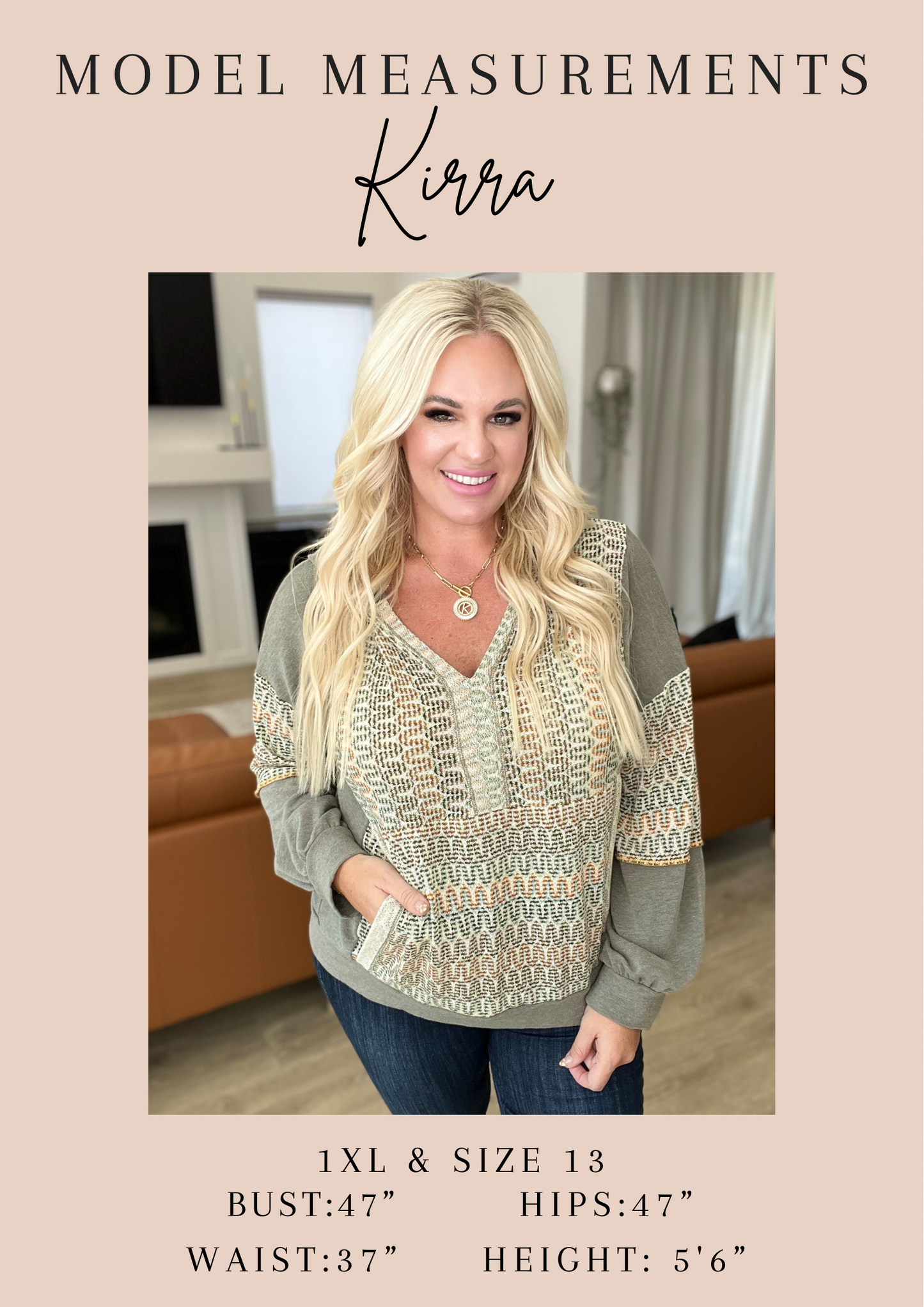 Anya | Leave It To Chance hooded scoop neck sweater in dark green
