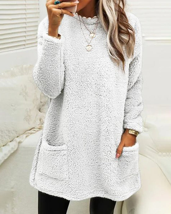 Janine® | Casual women's sweater with pockets