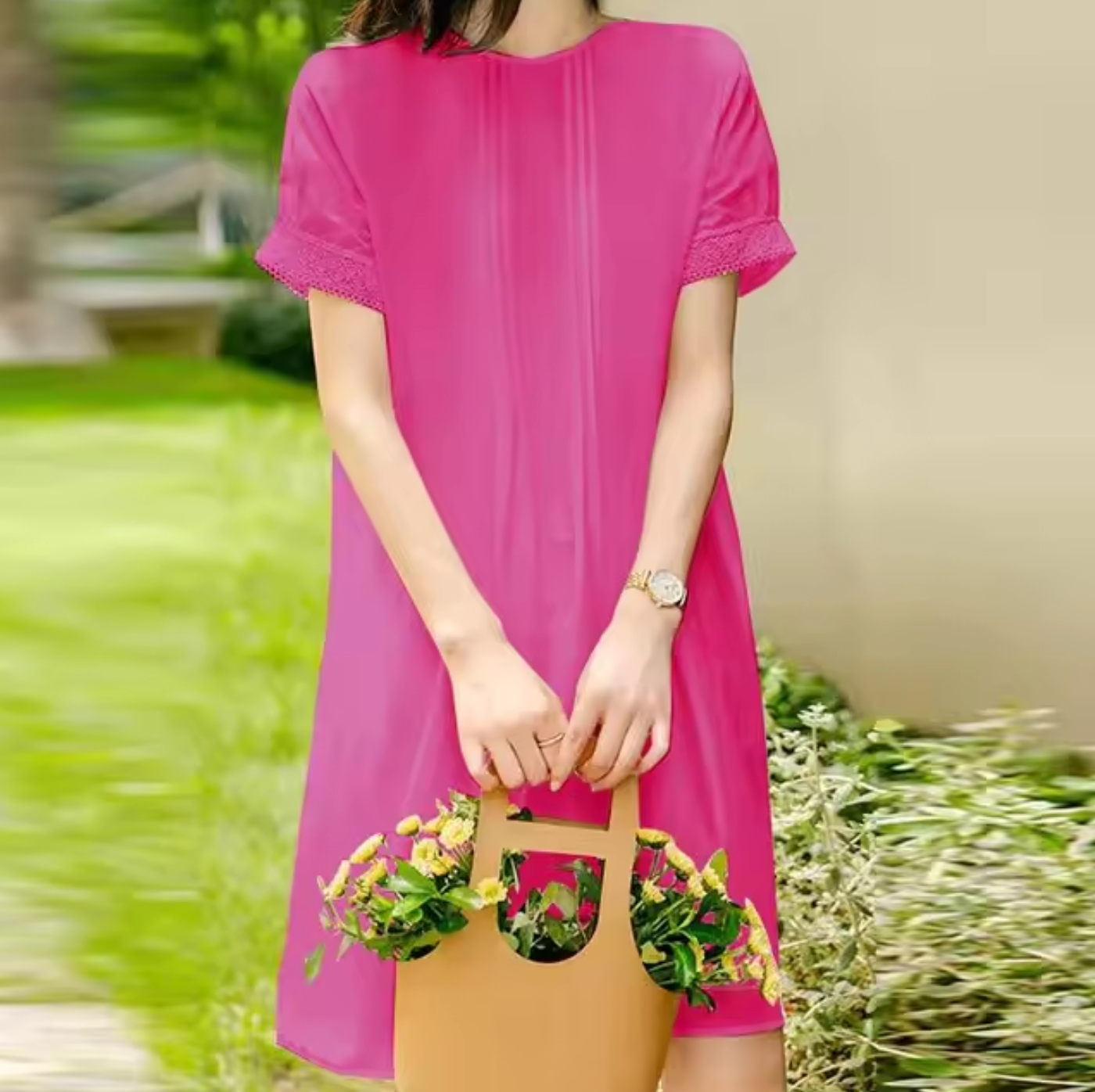 Virginia® | Elegant Dress With Round Neckline