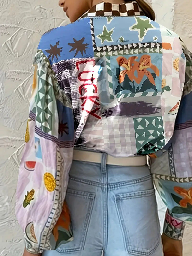 Silvia® | Long-Sleeved Artistic Blouse