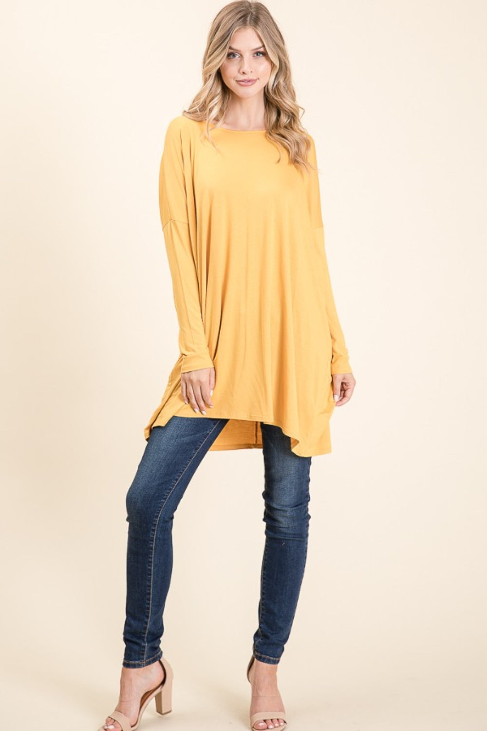 Leonie | Long sleeve, oversized crew neck top