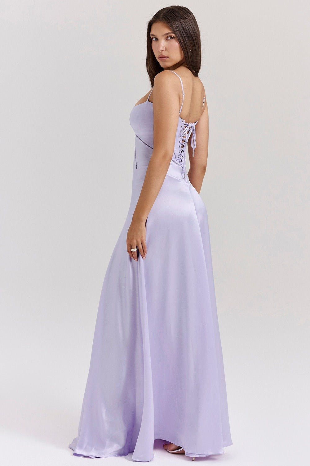 Elegant Cami Backless Maxi Party Dress