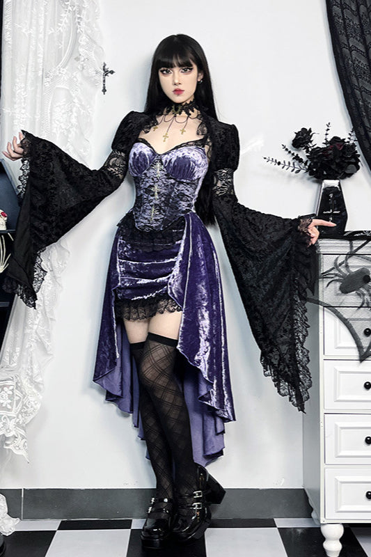 Fishtail Bodycon Gothic Dress