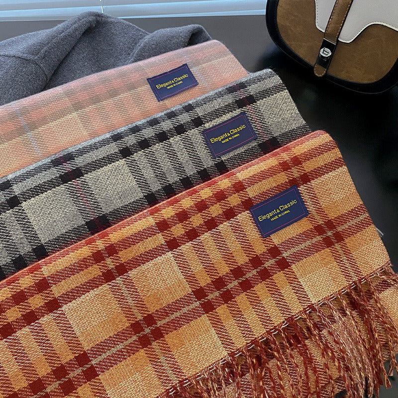 Premium Classic Plaid Scarf