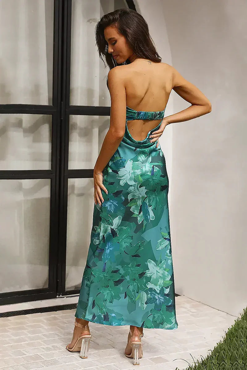 Mónica® | Maxi Dress Green Print