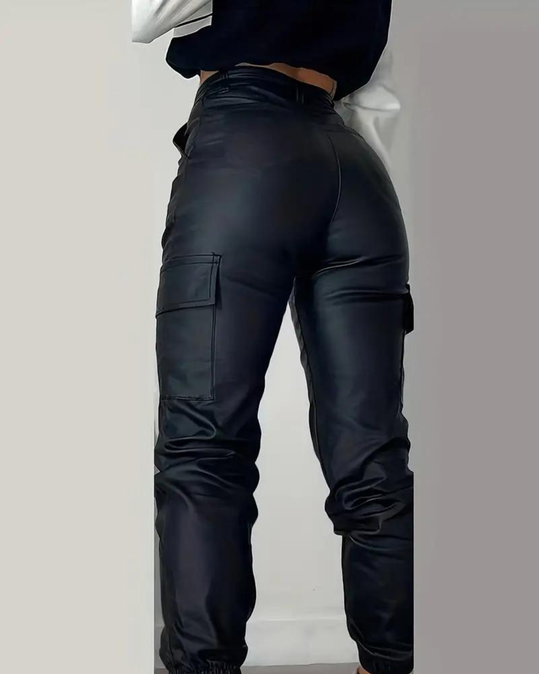 Baya® | Casual Black Cargo Pants