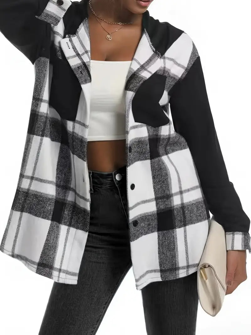 Natalia® | Women's checked sweatshirt