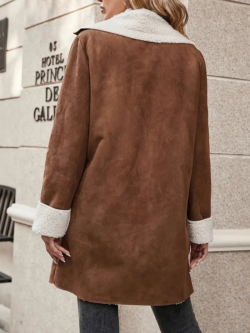 Karla | Elegant knitted coat with button closure