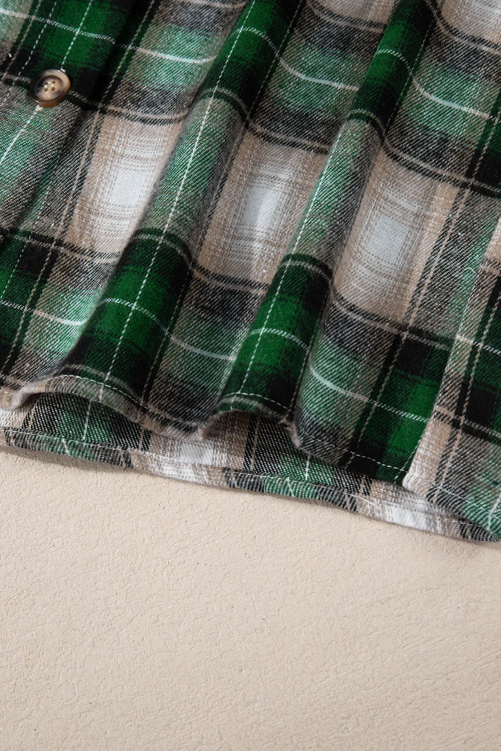 Eva | Checked hooded jacket with drawstring and pockets