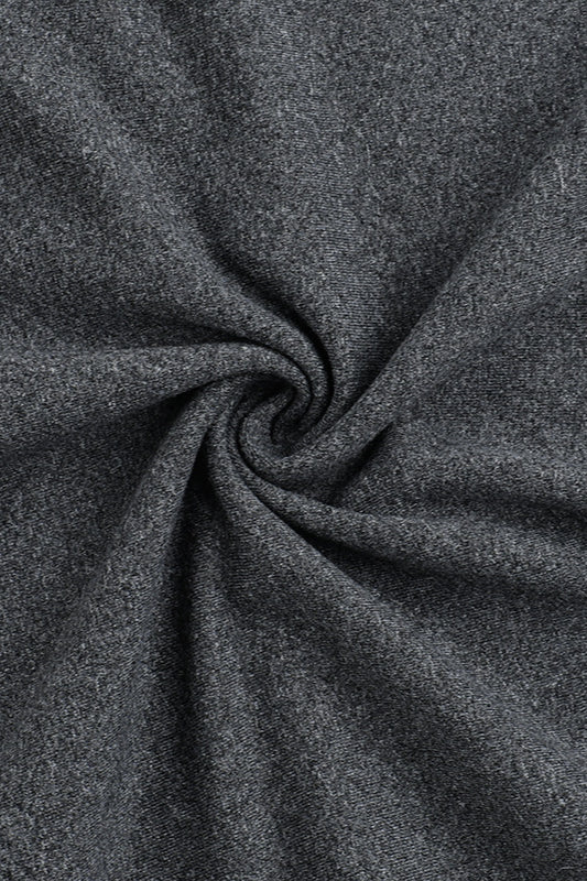 Fitted Round Neck Long Sleeve Maxi Dress