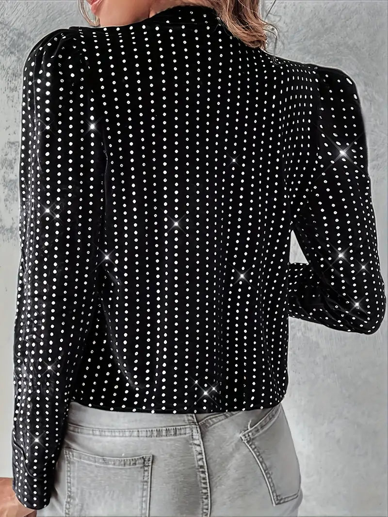 Laura | Jacket with puff sleeves and sequins