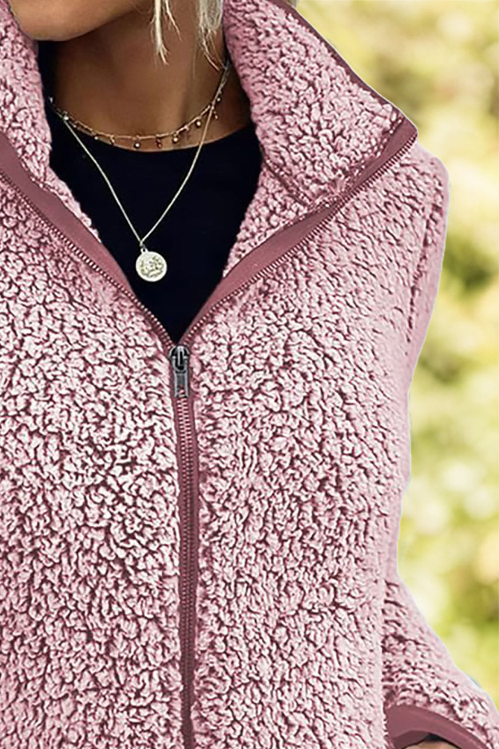 Doris | Turtleneck jacket with zip and pockets
