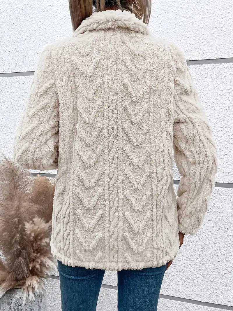 Gloria | Knitted fleece jacket
