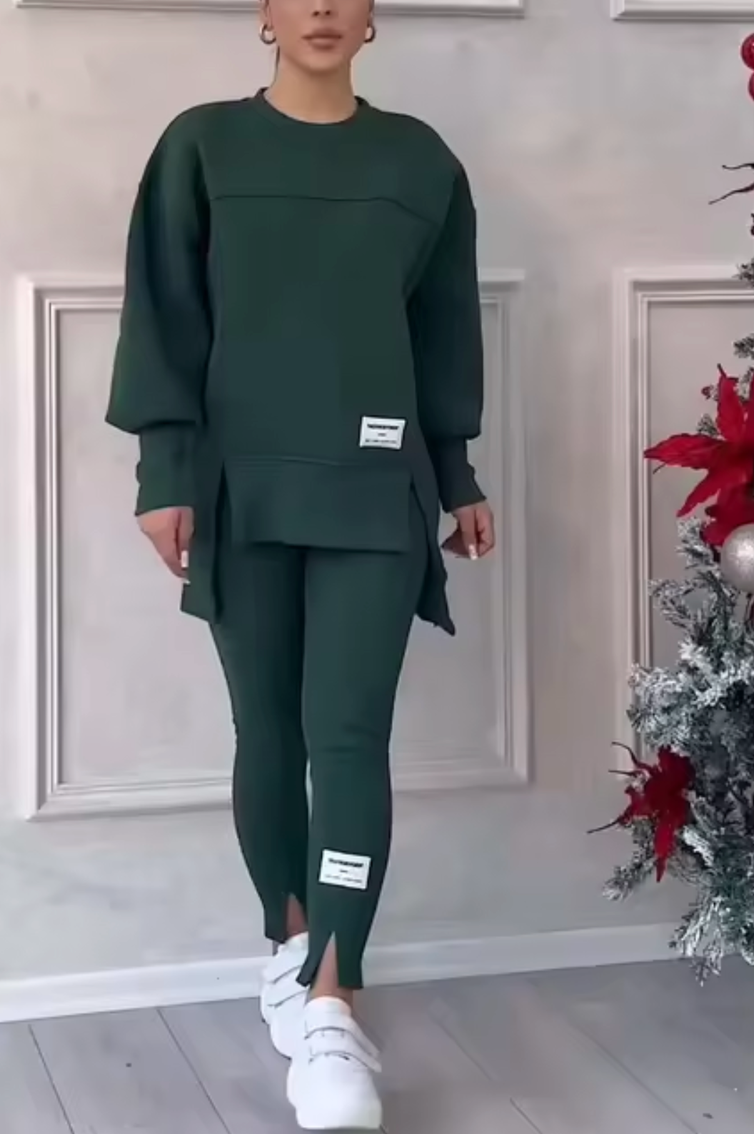 Paz | Elegant sweater and trousers set