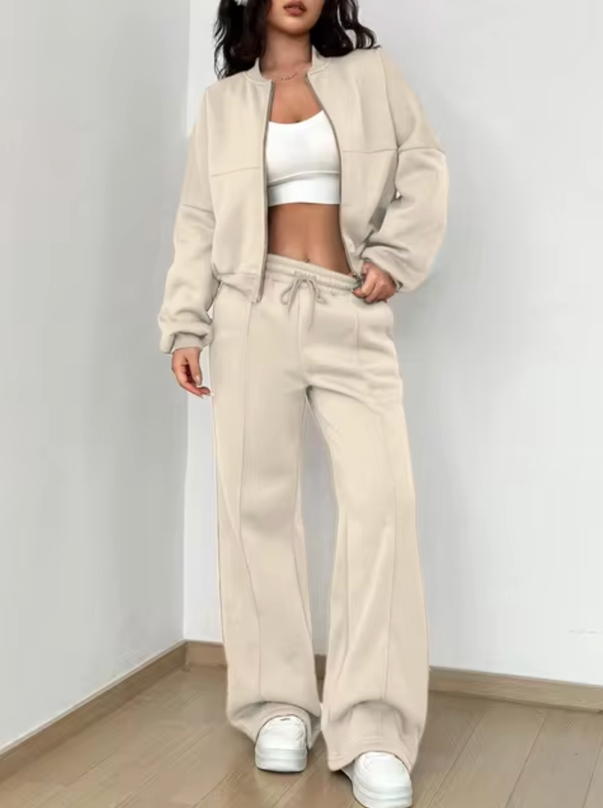 Miriam | Cotton bomber and trousers set