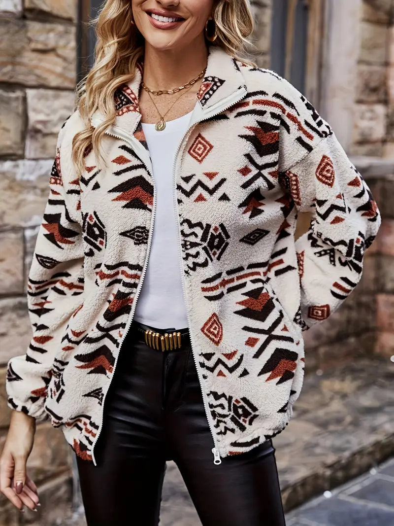Josefina | Knitted fleece jacket
