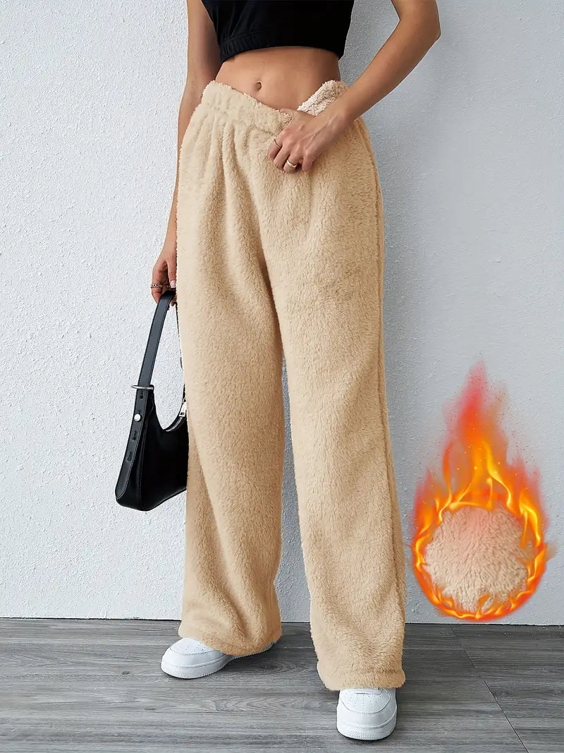 Eugenia | Knitted fleece pants