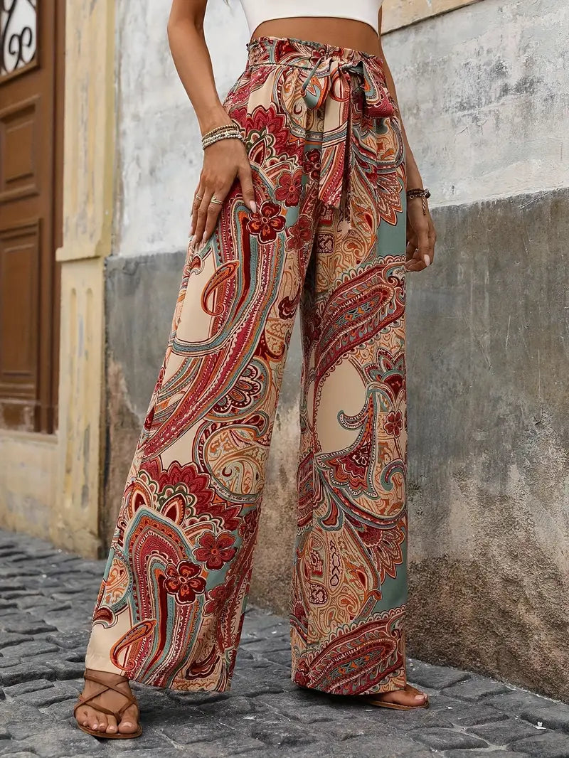 Leila® | Boho Straight Pants