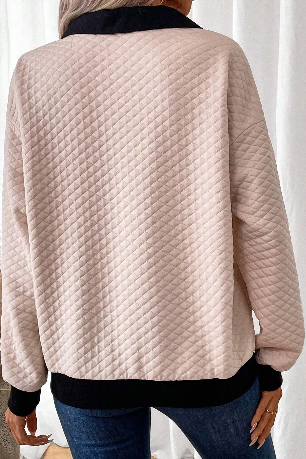 Francisca | Structured, long-sleeved collared top