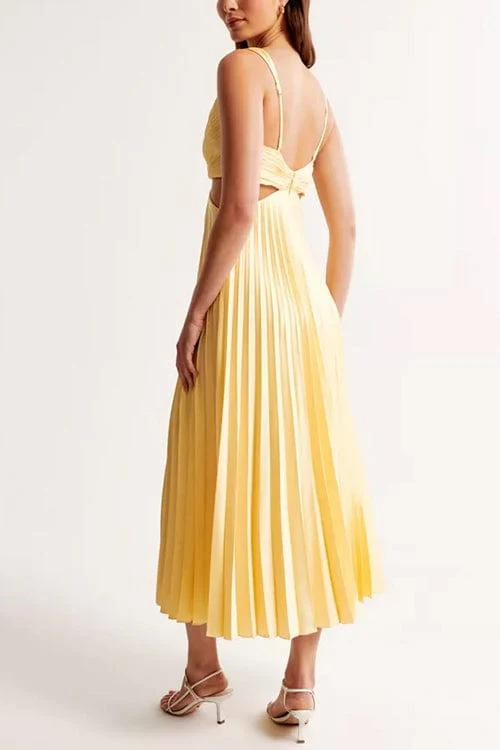 Sydney® | Pleated Dress With Neckline