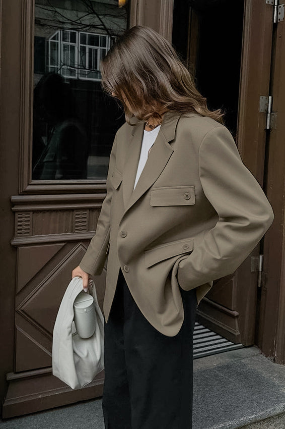 Chic Casual Blazer Coat