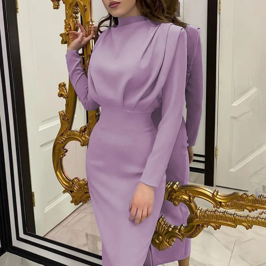 Zelia® | Elegant Long Sleeve Maxi Dress