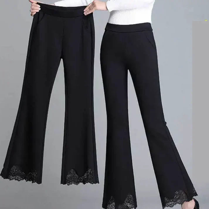 Ester® | Elegant High-Waisted Flared Trousers