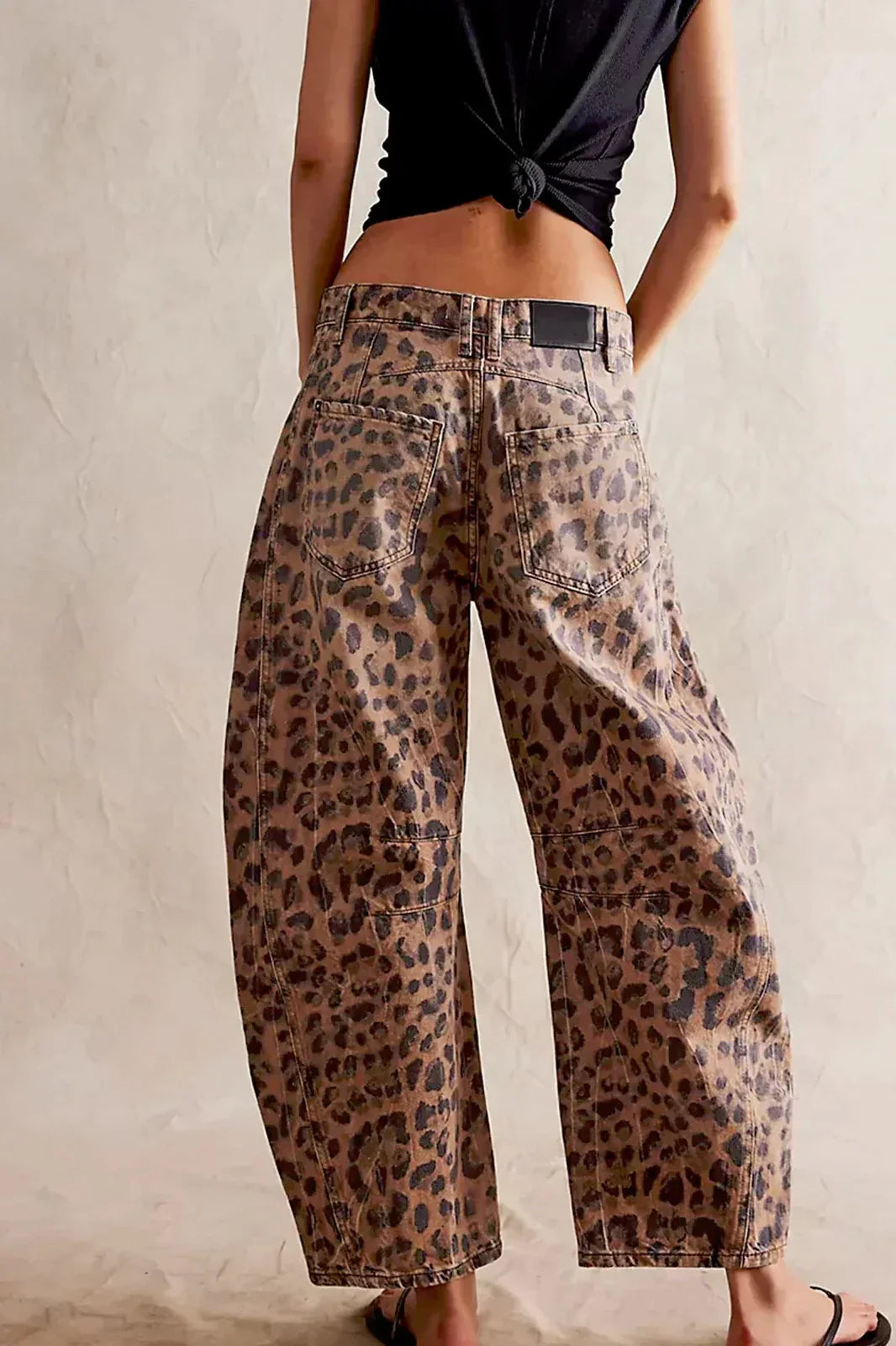Xiomara® | Jeans With Leopard Print