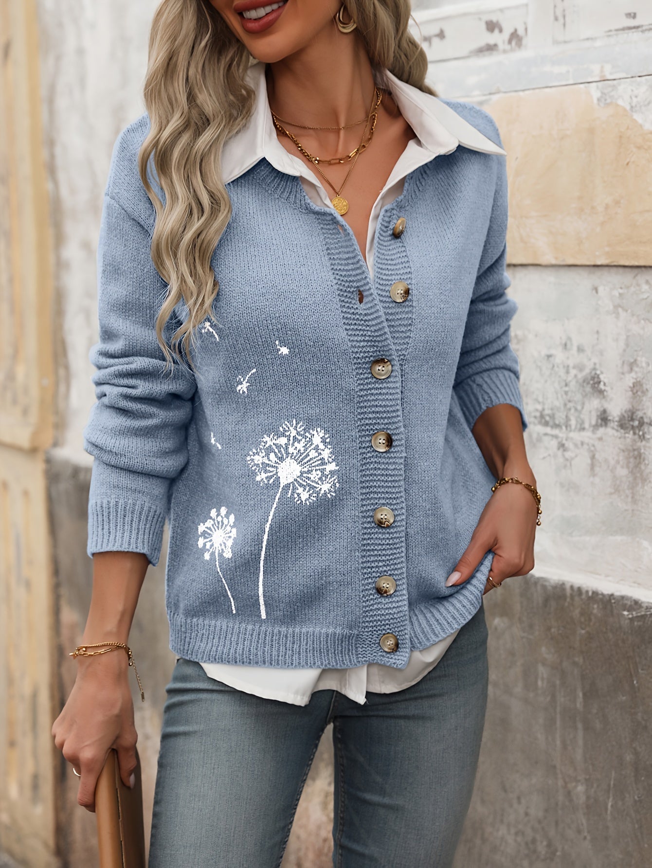 Laura® | Chic Button-Down Cardigan
