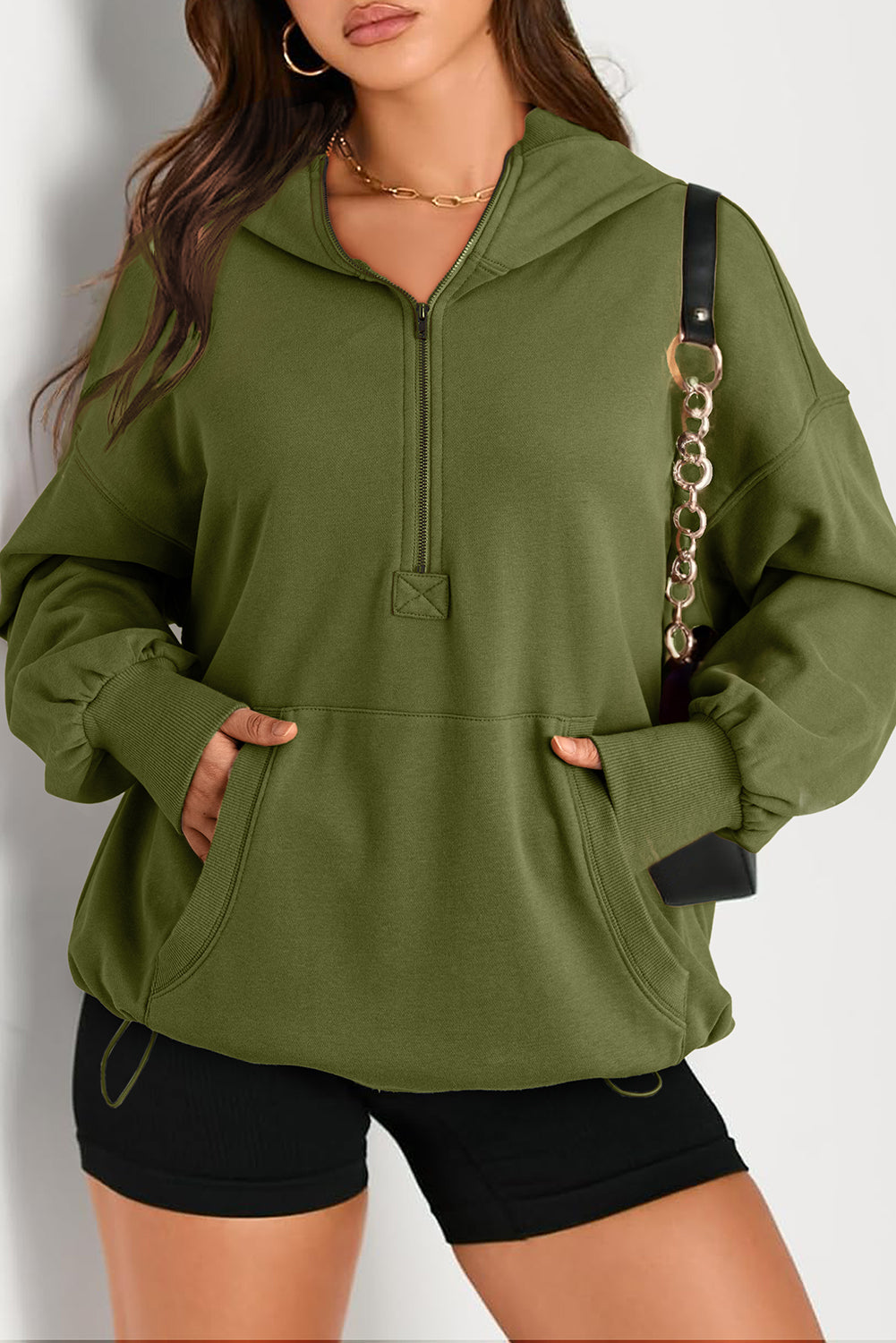 Myrna | Urban, loose-fitting zip-up hoodie