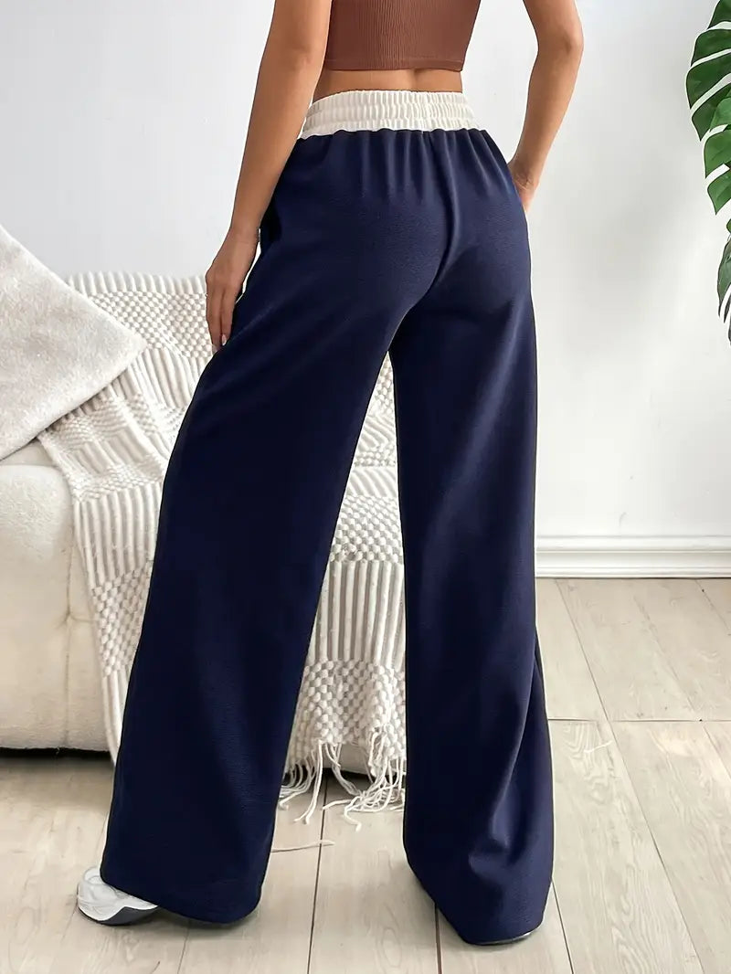 Ilaria® | Wide Leg Stretch Joggers
